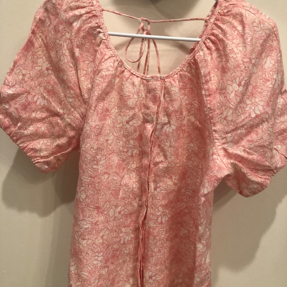 Pink top jcrew
